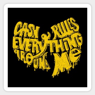 Cash Rules Sticker